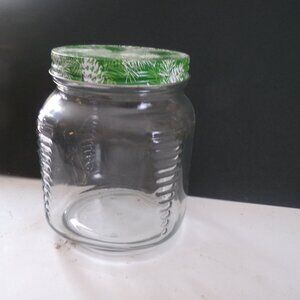 vintage glass jar.